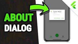 Flutter About Dialog