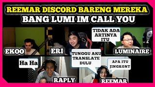 REEMAR MARTIN DISCORD BARENG OURA LUMINAIRE ERI DAN RAPLY ERI MAU BAHASA MAKASSAR KE REEMAR 