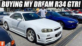 Buying My Dream Nissan R34 GTR In Japan!