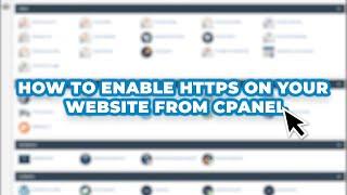How to enable and force website HTTPS redirect from cPanel