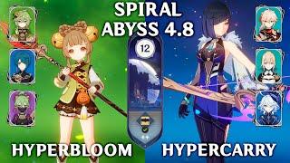 Yaoyao Hyperbloom & Yelan Hypercarry. Spiral Abyss 4.8. Genshin Impact 4.8