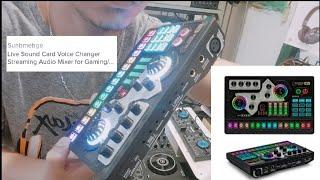 Sunbmebge Streaming Live Sound Card ( unbox and test )