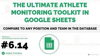 UAMT in Google Sheets #6.14 - Compare to Any Position And Team in the Database