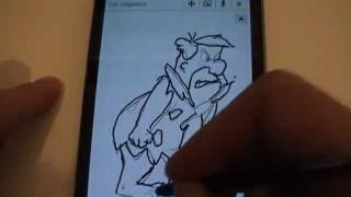 Samsung Galaxy Note S Pen demo