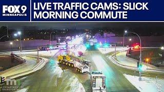 LIVE TRAFFIC CAMS | Minnesota roads after snowy Thursday