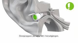 SE - How to insert earplugs - AudioNova hearing protection