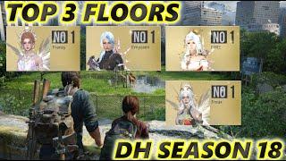 Lifeafter Top 3 Floor DH Season 18, EM Gun Meta! Death High Season 18