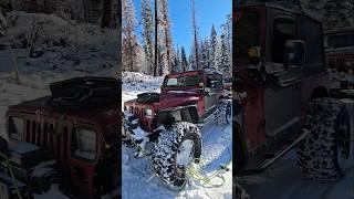 Air Up After two Days of Snow Wheeling! #jeep #snow #airup