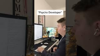 Normal Developer vs Psycho Developer #coding #programmer #funny #developer