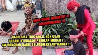 MUNTAH D4R4H ⁉️ MAU DONG ‼️ DUKUN BERKEDOK DAYAK DIBONGKAR HABIS KESAKTIANNYA - ILMU MERAH