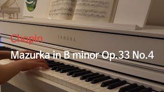 쇼팽 마주르카 | Chopin - Mazurka in B minor Op.33 No.4 | 취미피아노