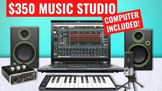 How to build a music studio for $350 - computer included!