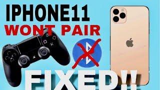 PS4 Controller won't connect to Iphone11/Pro/ProMax - FIXED