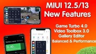 MIUI 12.5/13 New Features || Game Turbo 4.0  || Any Xiaomi Devices