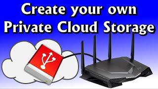 I created my own Private Cloud Storage for free with Asus router AiCloud