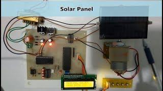 Solar panel tracking system using LDR and microcontroller