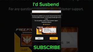 Free Fire Id Ban For Susbend - 2024 | How To Unban Free Fire Account #shorts #viral #ffban