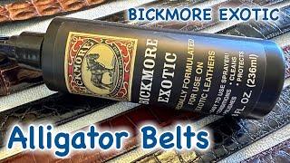 Bickmore Exotic on Alligator Belts in 4k UHD