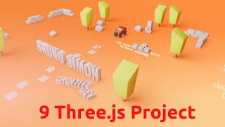 Top 9 Three.js Advance Project