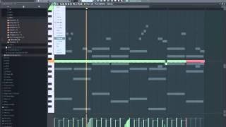 FL Studio 12 808 Mafia Trap Piano Chord Melody Tutorial