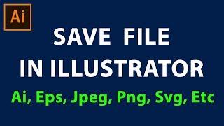 How to Save JPEG file in Illustrator | How to Export JPEG or PNG in Illustrator| Illustrator to jpg