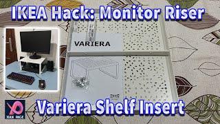 Ikea Hack: LCD Monitor Riser | Variera Shelf Insert