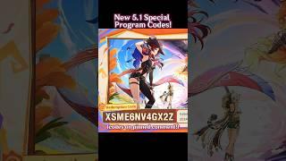 New 5.1 Special Program Codes! CLAIM NOW! (Genshin Impact)