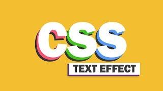 16 Awesome Pure CSS Text Effect You Should Try!