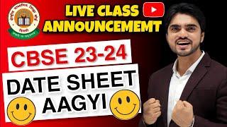  CBSE Date Sheet 2024 | Class 10th | Class 12th | PDF Download 