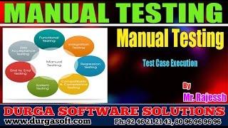 Manual Testing || Test Case Execution by Rajessh