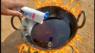 Hot oil vs Shampoo  || गर्म तेल में शैंपू डालने से क्या होगा ||