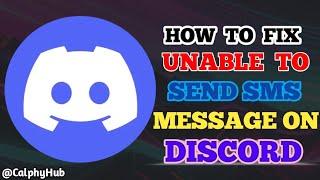 how to fix unable to send sms message discord | how to fix unable to send sms in discord #discord