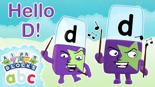 @officialalphablocks - Hello D!  | Meet the Alphabet! | Learn to Spell