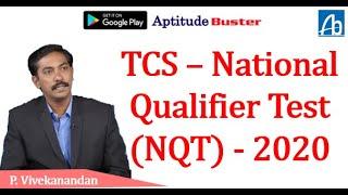 TCS - National Qualifier Test (NQT) - 2020