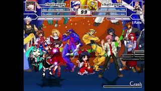 DJG07 M.U.G.E.N Cheap Battle Oni-Miko Reimu & Blade Dancer Gloria VS Kazya Akatsuki +Q and Giratina