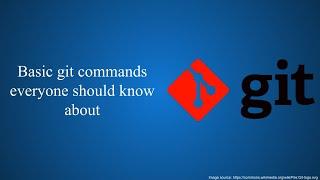 Basic git commands everyone should know about