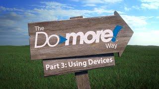 The Do-more Way Part III - Using Devices at AutomationDirect