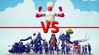 EXTENDED SUPER PEASANT vs ALL UNITS Team - Totally Accurate Battle Simulator TABS