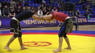 МАГОМЕДОВ ШАМИЛЬ (СКФО) VS АДИЛОВ ЭЛЬДАР (СКФО) 84кг. ФИНАЛ ЧР2016 ГРЭППЛИНГ