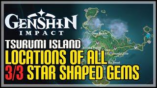 All 3 Star Shaped Gem Locations Genshin Impact