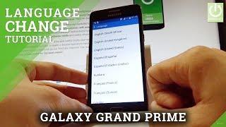 How to Change Language in SAMSUNG Galaxy Grand Prime - Set Language