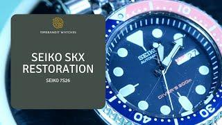 Seiko SKX Restoration and Service 7S26