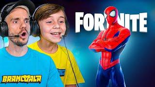 SPIDERMAN NO FORTNITE COM BRANCOALA E MARCOS - Família Brancoala Games