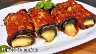 QUICK AND EASY RECIPE: VEGETARIAN AUBERGINE ROLLS