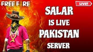 Free Fire Live Stream  Team Code Pakistan Server || SALAR GAMING YOUTUBE Pakistan Server