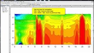 Vertical slices post-processing of EM-I profilers data