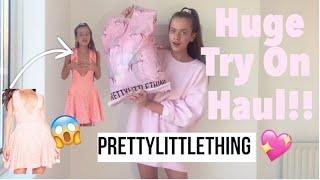 HUGE PRETTY LITTLE THING HAUL // AUTUMN WINTER TRY ON HAUL!!