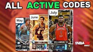 nba 2K mobile redeem codes | get all the active codes in #nba2kmobile from July 2023 to July 2024