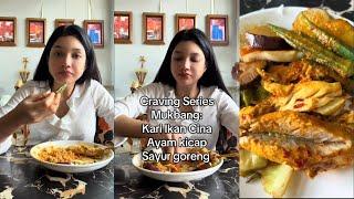 Atikah Suhaime || Akhirnya boleh makan kari ikan cina ️ Makin hari makin comel Tika 