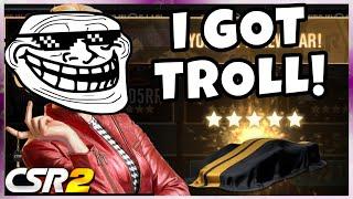 I GOT TROLL GOLD CRATE OPENING RARE IMPORTS CSR2!! | CSR Racing 2